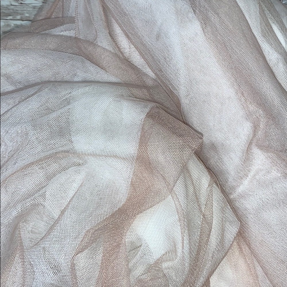 Mary’s Bridal Champagne Lace Sheer Wedding Dress - Picture 9 of 15